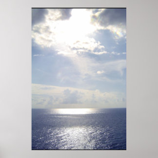 Sunset från St. Thomas Poster