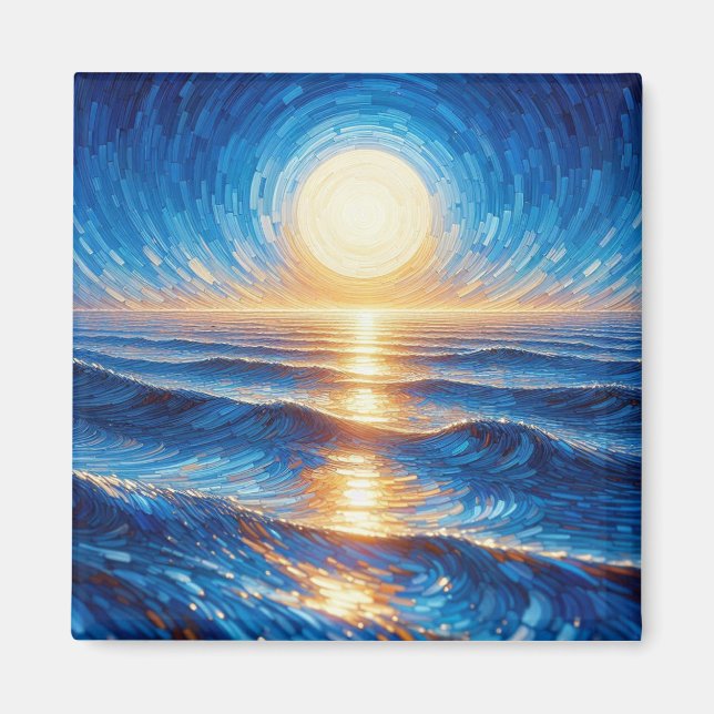 Sunset Fridge Magnet (Framsidan)