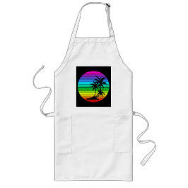 SUNSET FRIENDLY RAINBOW LÅNGT FÖRKLÄDE