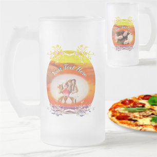 Sunset Friends 2443 Frostat Ölglas