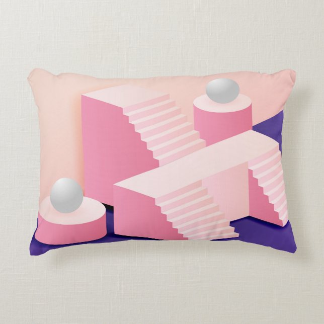 Sunset Fusion Throw Pillow Prydnadskudde (Framsidan)
