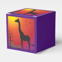 Sunset Giraffe Party-favoritruta