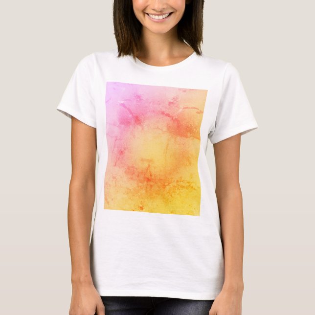 Sunset Gradient Artistic T-Shirt för kvinnor (Framsida)