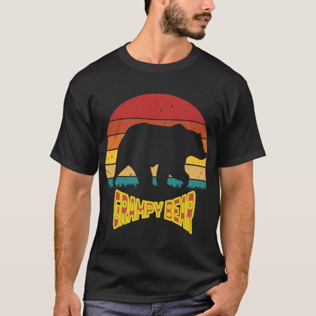 Sunset Grampy Bear T Shirt (Framsida)