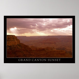 Sunset Grand Canyon Poster