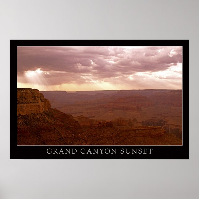 Sunset Grand Canyon Poster (Framsidan)