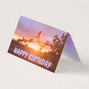 Sunset Grattis på födelsedagen Card 25 Pack Kort