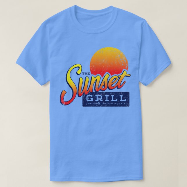 Sunset Grill T Shirt (Design framsida)