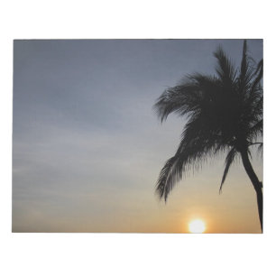 sunset handflatan anteckningsblock
