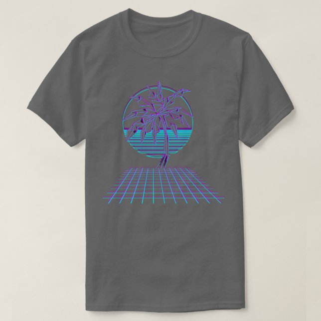 Sunset Handflatan Grid T Shirt (Design framsida)