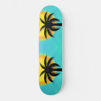 SUNSET HANDFLATAN TRÄD BLUE SKATEBOARD