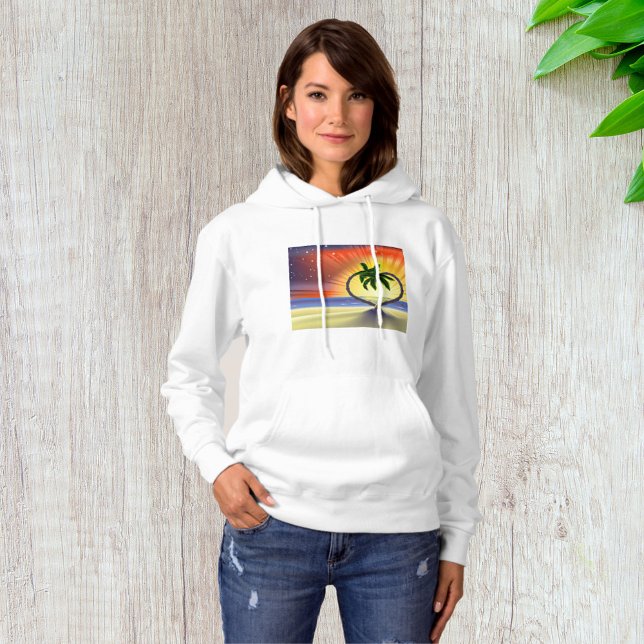 Sunset Handflatan Träd T Shirt (Skapare uppladdad)