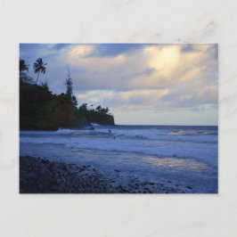 Sunset Hawaiian Surfers vykort