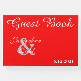 Sunset Hearts Red Bröllop Bok