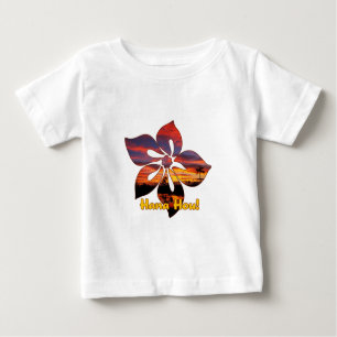 Sunset Hibiscus Hawaiian Tee