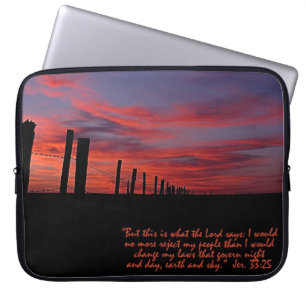 Sunset Himlar inspirationational Laptop Fodral