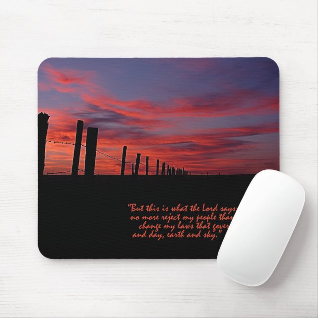Sunset Himlar inspirationational Musmatta (Med mus)