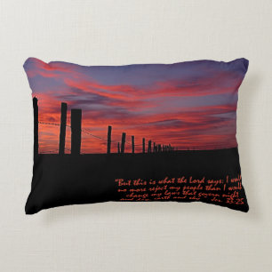 Sunset Himlar inspirationational Prydnadskudde