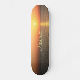 Sunset Himlar Mini Skateboard Bräda 18,5 Cm