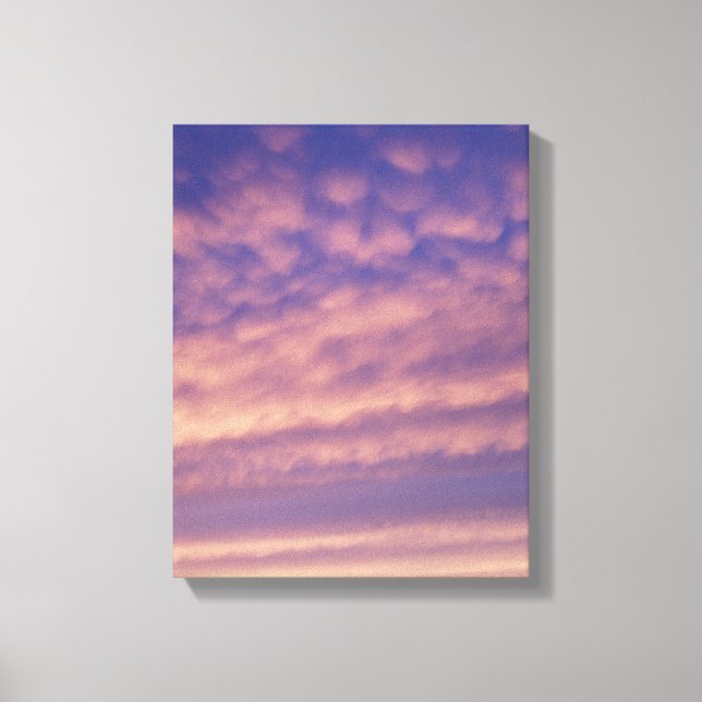 Sunset Himlar Wall Art Art Canvastryck (Framsida)