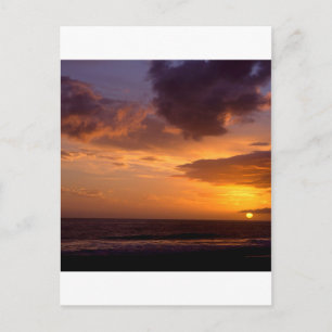 Sunset Himmel Carpinteria California Vykort