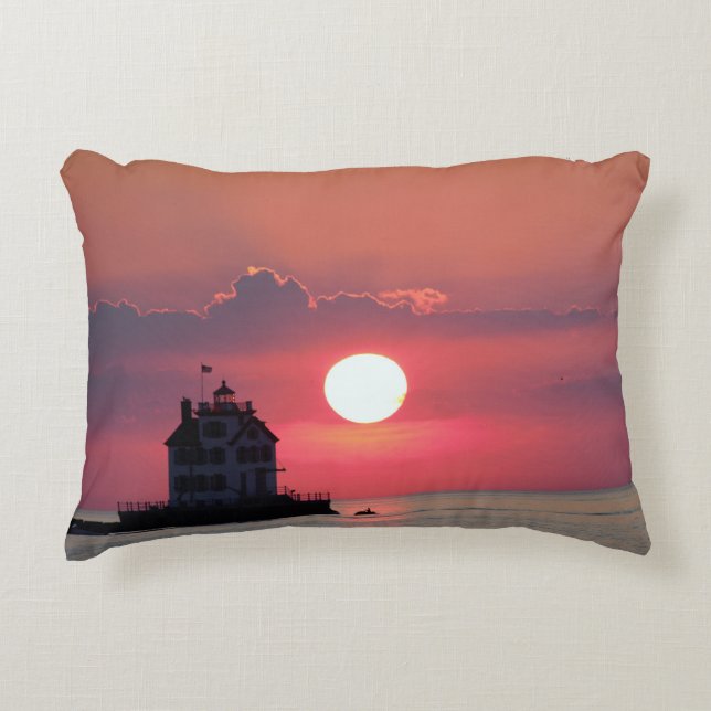 Sunset Himmel Prydnadskudde (Framsidan)
