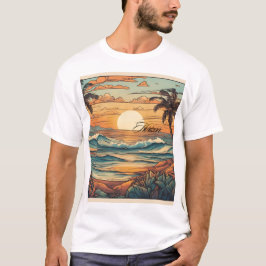 "Sunset Horizon Beach Vibes T-Shirt