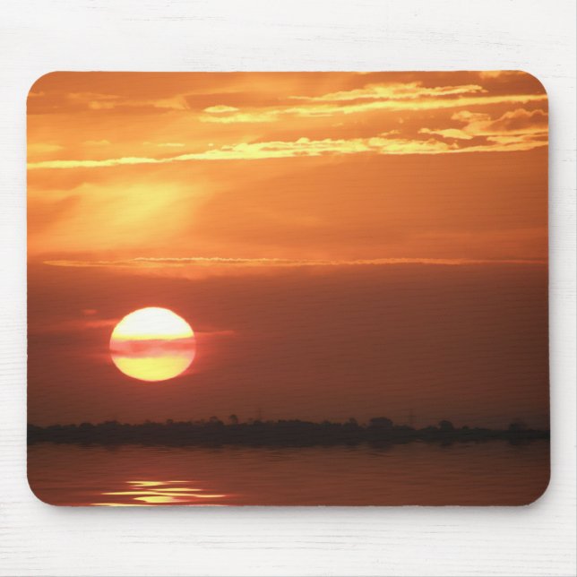 Sunset Horizon Mousepad Musmatta (Framsidan)