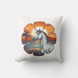 Sunset Horse Kudde
