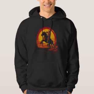 Sunset Horse Lover Tävla Cute Womens Equestrian H Hoodie