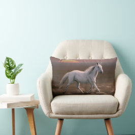 Sunset Horse Lumbar Pillow Lumbarkudde