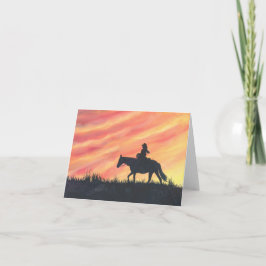 Sunset Horseback Ride Kort