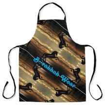 Sunset Horses Apron