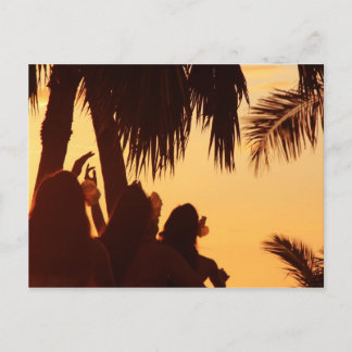 Sunset Hula Dancing Vykort