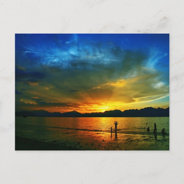 Sunset i Da Nang Vykort (Framsida)