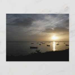 Sunset i Dominica Vykort