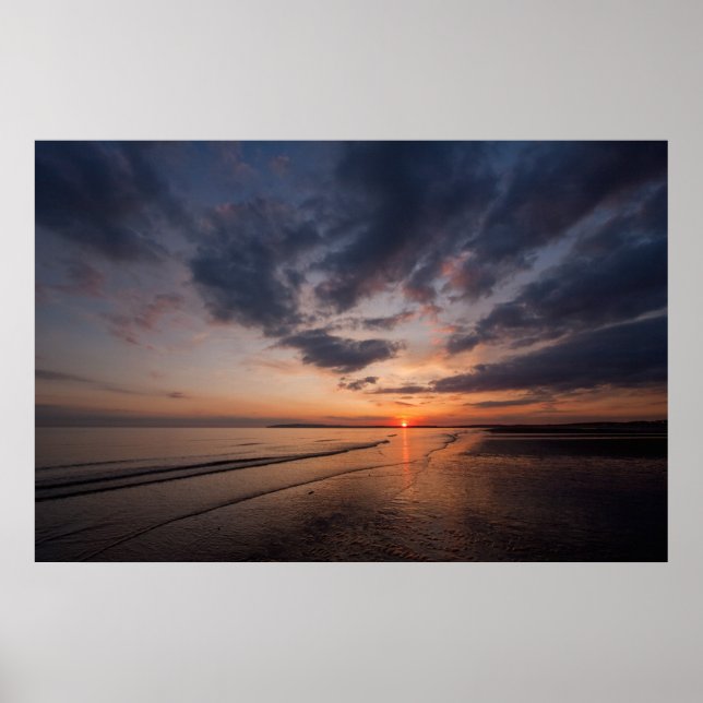 Sunset i England UK Poster (Framsidan)