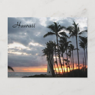 Sunset i Hawaii Vykort