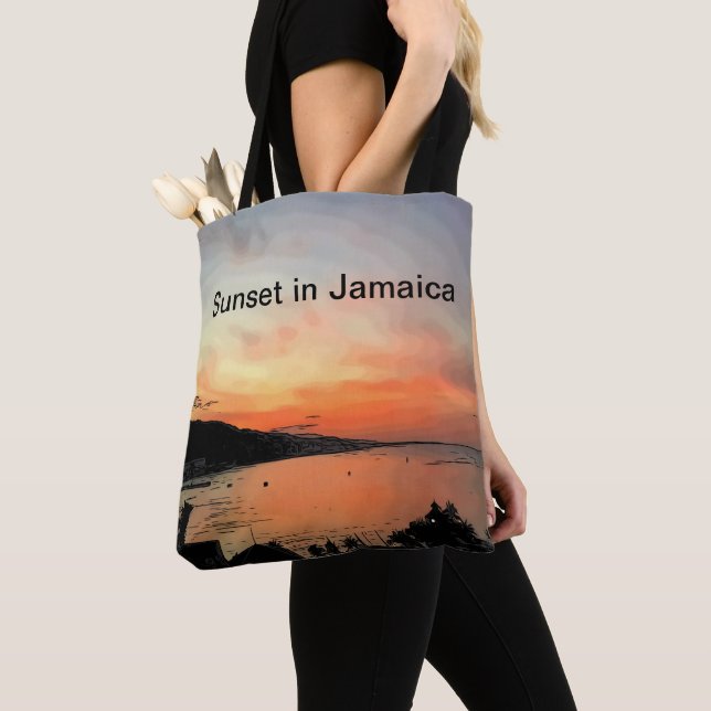 Sunset i Jamaica Tygkasse (Närbild)