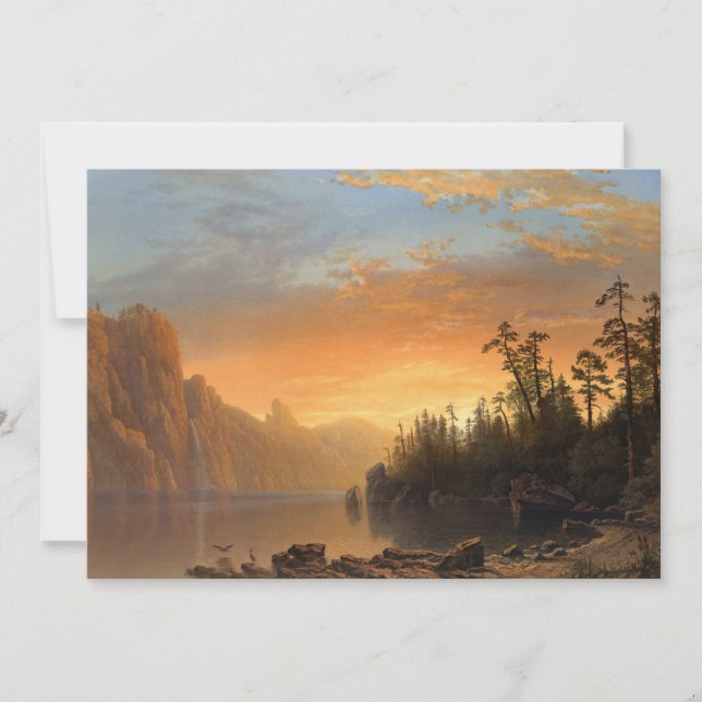 Sunset i Kalifornien | Albert Bierstadt (Framsida)