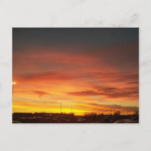 Sunset i Kansas Vykort