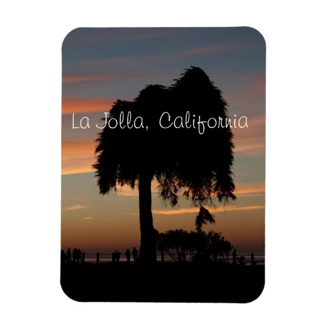 Sunset i La Jolla Magnet (Vertikal)