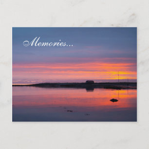 Sunset i Reykjavik Vykort