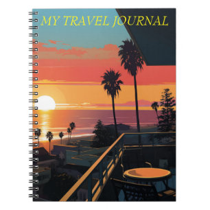SUNSET I SANTA MONICA #1 RESA JOURNAL ANTECKNINGSBOK