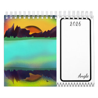 Sunset illustration Calendar  Kalender
