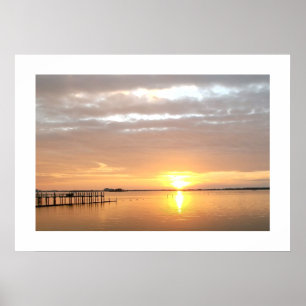 Sunset in Dunedin, Florida Poster
