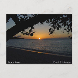 Sunset in Granada Vykort