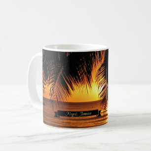 Sunset in Negril, Jamaica Kaffemugg