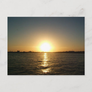 sunset in tampa florida vykort