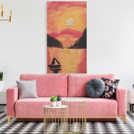 SUNSET IN THE MOUNTAINS CANVASTRYCK